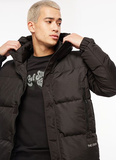 The Crow Regular Fit Siyah Erkek Ceket TC5083 -1