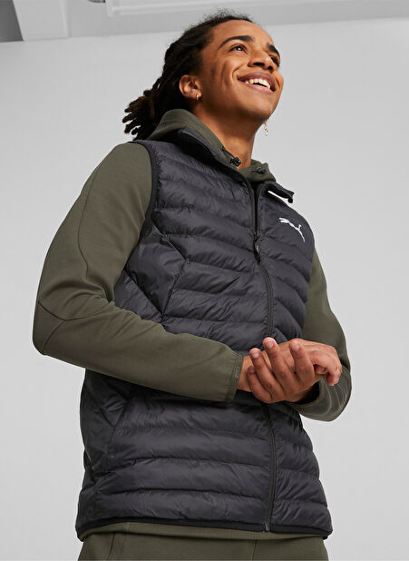 Puma Siyah Erkek Dik Yaka Yelek 67171101-PackLITE Vest -1