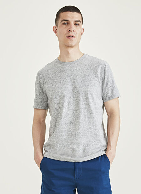 Dockers Yuvarlak Yaka Gri Erkek T-Shirt A3143-0002 -1
