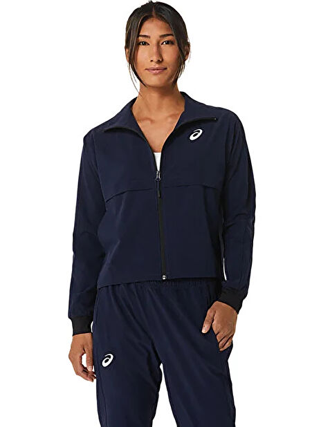 2042A255-400 WOMEN MATCH JACKET Lacivert Kadın Fermuarlı Yaka Normal Kalıp Ceket -1