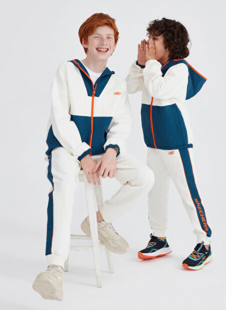 Skechers Beyaz Erkek Çocuk Sweatshirt SK232078-102 -1