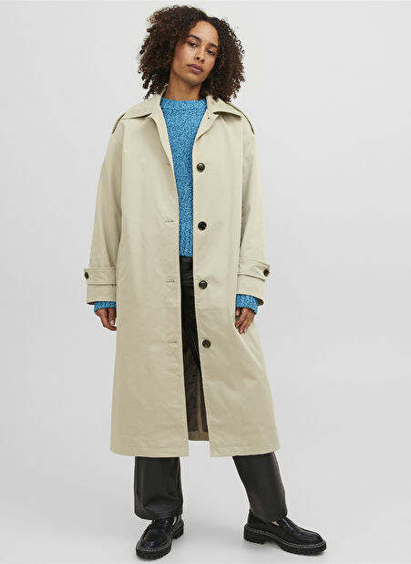 JJXX Kum Melanj Kadın Trençkot JXVERONA MACCOAT OTW -1