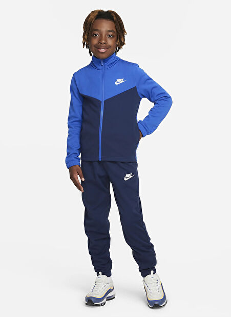 Nike Lacivert Erkek Çocuk Eşofman Takımı FD3067-480 K NSW TRACKSUIT POLY FZ -1