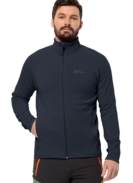 Jack Wolfskin Lacivert Erkek Polar Sweatshırt Baiselberg Fz M -1