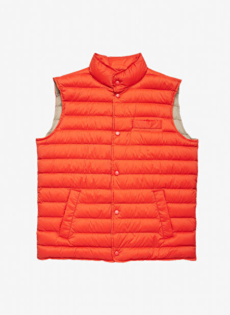 Brooks Brothers Turuncu Erkek Yelek BBFW23MVS001 -1