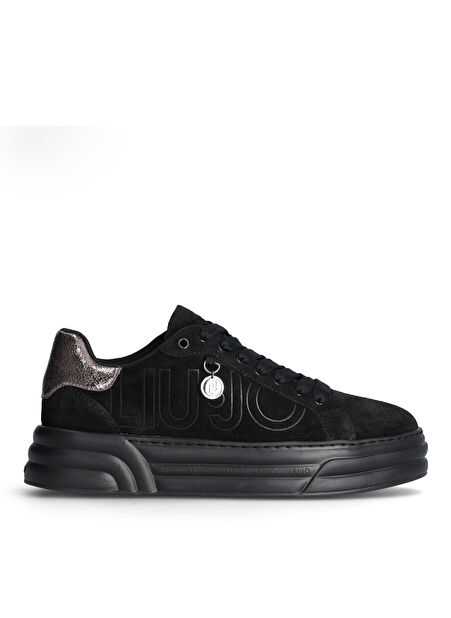Lıu Jo Siyah Kadın Süet Sneaker CLEO 09 -1