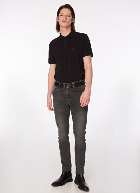 Fabrika Gri Erkek Skinny Fit Denim Pantolon F4SM-PNT 104 -1
