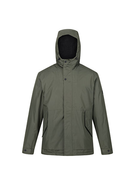 Regatta Haki Erkek Kapüşonlu Regular Fit Ceket RMP351 Sterlings IV -1