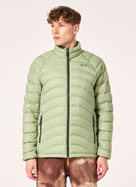 Oakley Açık Yeşil Erkek Kapüşonlu Zip Ceket FOA404730 SNOWBOUND PKBLE DOWN PUFF -1