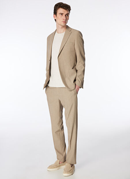 Fabrika Vizon Erkek Mono Yaka Slim Fit Takım Elbise F4SM-TKM 01 -1