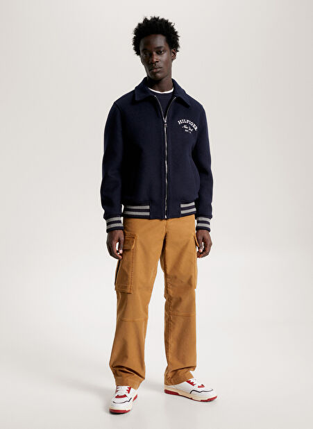 Tommy Hilfiger Slim Fit Mavi Erkek Ceket MW0MW32791DW5 -1