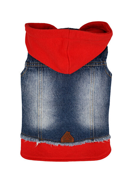 Göktürk Pati Evi Betty Denim Casual Kedi&KöpekYelek -1