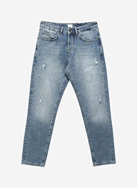 Sseinse Normal Bel Normal Paça Slim Fit Erkek Denim Pantolon PJI1162SS -1