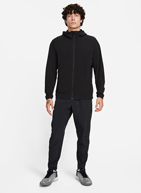 Nike Siyah Erkek Kapüşon Yaka Zip Ceket FB7551-010-M NK RPL UNLIMITED JKT - 1