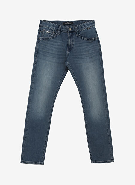 JAKE Normal Bel Skinny Fit Erkek Denim Pantolon M00422-86546 -1