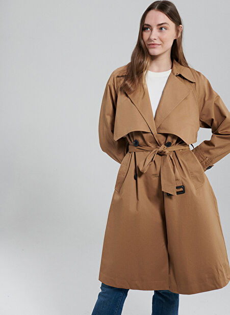 Mavi Kahve Kadın Trençkot M110703-70215-TRENCHCOAT -1