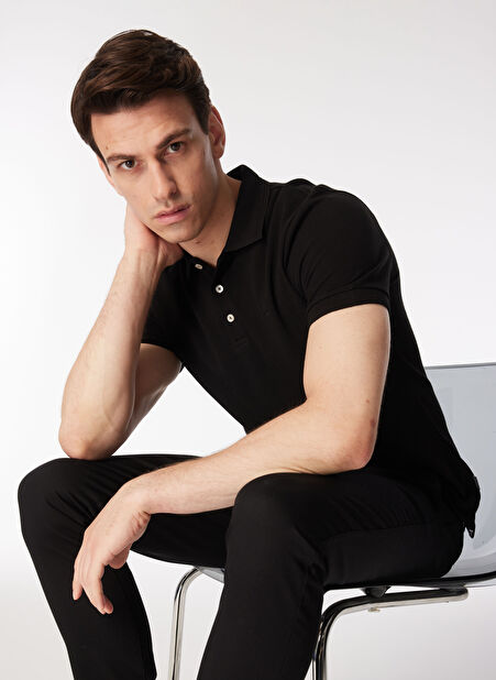 Beymen Business Siyah Erkek Polo T-Shirt 4B4800000001 -1