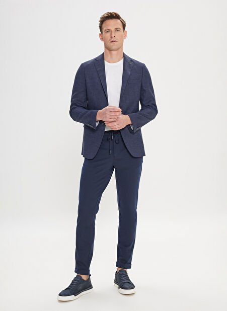 Altınyıldız Classics Slim Fit Lacivert Erkek Ceket 4A0424200015 -1