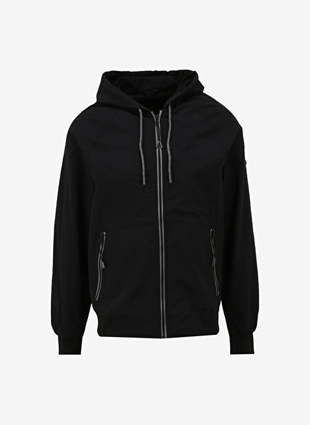 Lee Regular Fit Siyah Erkek Ceket L231225001 Tam Fermuarlı Ceket -1