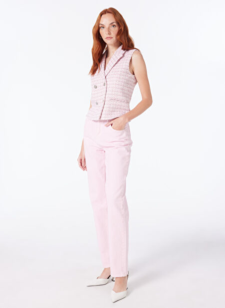 Pierre Cardin Pembe Kadın Yelek CROSSE-Y -1