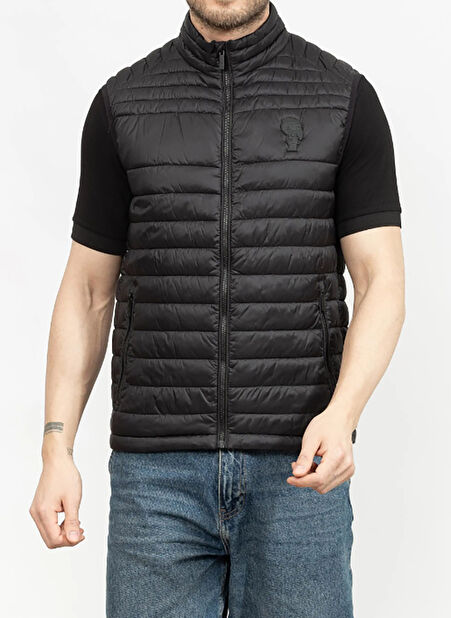 KARL LAGERFELD Siyah Erkek Yelek 505023500590 -1