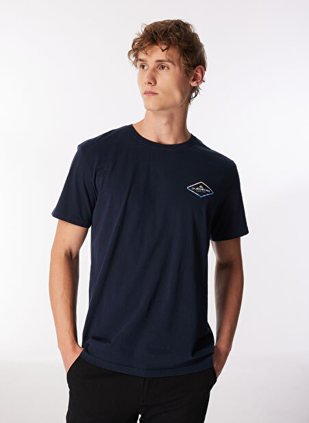 Quiksilver Lacivert Erkek T-Shirt EQYZT07667_OMNI LOCK - 1