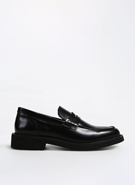 George Hogg Siyah Erkek Deri Loafer 80-220-4SS -1
