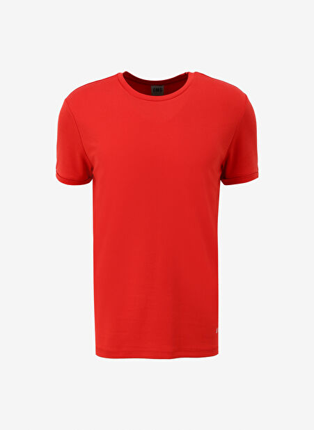 Gmg Fırenze Bisiklet Yaka Nar Çiçeği Erkek T-Shirt GU24MSS03020 -1