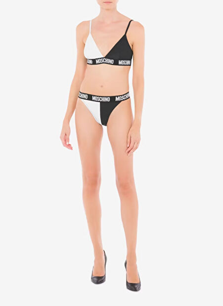 Moschino Siyah Kadın Bikini Üst 241V2A5729 -1