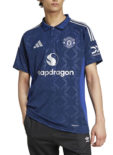 IU1390 MUFC A JSY Mavi Erkek Yuvarlak Yaka Normal Kalıp Forma -1