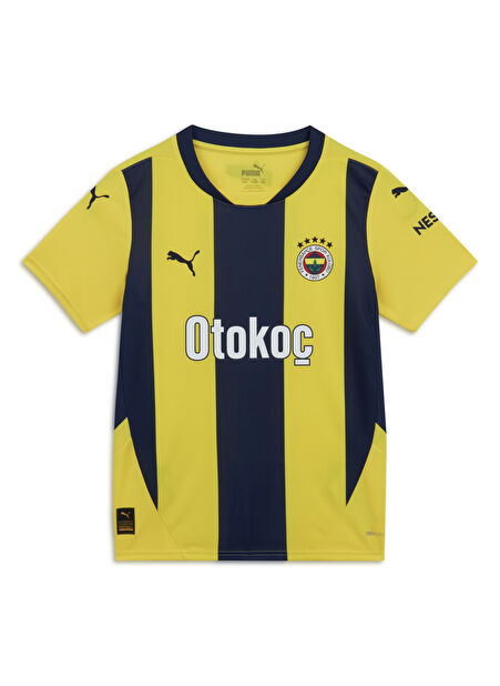 Sarı Erkek Fenerbahçe Forma 77536401-FSK Home Jersey Replica Jr -1