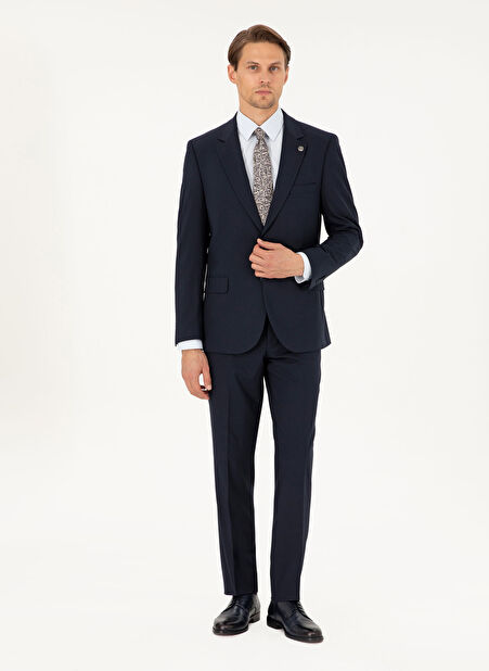 Pierre Cardin Normal Bel Slim Fit Lacivert Erkek Takım Elbise S09017/ST -1