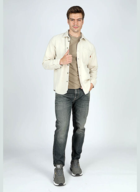 Lee Cooper Regular Fit Taş Erkek Ceket 251 LCM 231003 VERON TAŞ -1