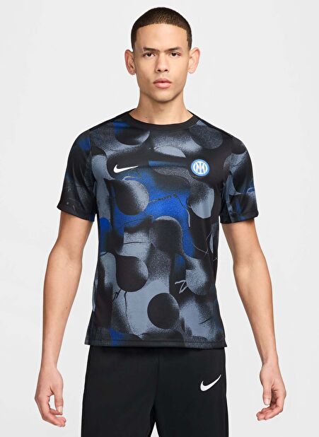 Nike Siyah - Gri Erkek Forma FN9651-011 INTER MNK DF ACDPR SS TO -1