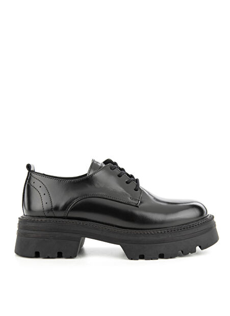 Hush Puppies Deri Siyah Kadın Günlük Ayakkabı 725020-430 -1