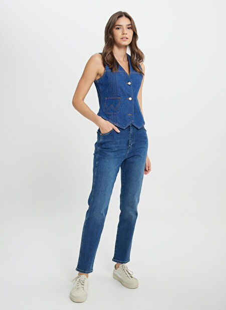 Wrangler Lacivert Kadın Yelek W41V2236632 Unworn Dış Giyim -1