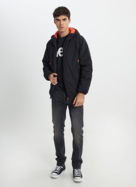 Lee Relaxed Siyah Erkek Ceket L242038001 Siyah Ceket -1