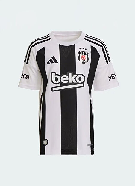 Adidas BJK STRIPED H JSY Y Beşiktaş Siyah - Beyaz Erkek Çocuk Forma JK2785 -1