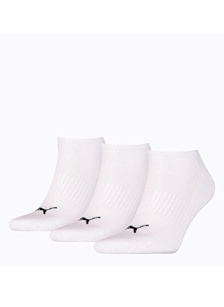 Beyaz Kadın Baskılı Çorap 90794202 PUMA CUSHIONED SNEAKER 3P -1