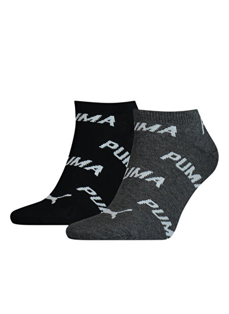 90794701 PUMA UNISEX BWT SNEAKER 2P Siyah Baskılı Kadın Çorap -1