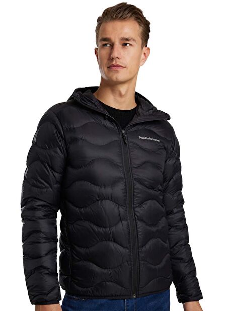 Peak Performance M Helium Down Jacket-BLACK Siyah Normal Düz Erkek Ceket -1