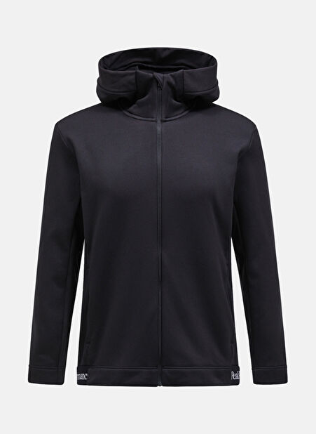 M Rider Tech Zip Jacket Siyah Erkek Fermuarlı Yaka Ceket -1