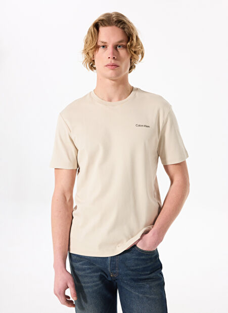 Calvin Klein Gri Erkek T-Shirt K10K109894PEA -1