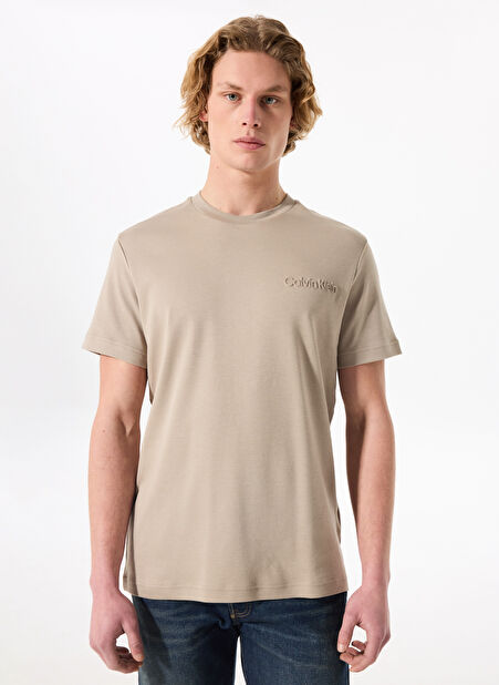 Calvin Klein Koyu Haki Erkek T-Shirt K10K113737RAJ -1