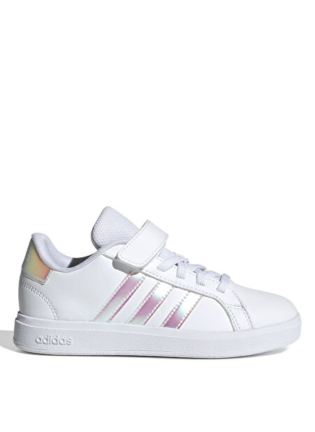 adidas Beyaz - Pembe Kız Çocuk Yürüyüş Ayakkabısı IE3851-GRAND COURT 2.0 EL C -1