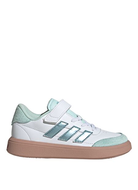 adidas Beyaz - Mavi Kız Çocuk Yürüyüş Ayakkabısı JH8569-COURTBLOCK EL C -1