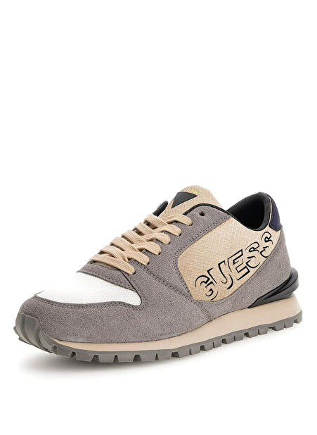 Guess Bej - Gri Erkek Sneaker ARONA -1