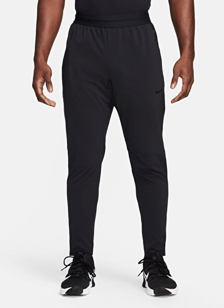 FN2989-010 M NK DF FLEX REP PANT Siyah Lastikli Bel Slim Fit Erkek Eşofman Altı -1