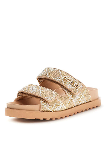 Guess Taba Kadın Terlik FLJFZZFAB19-CREAM -1
