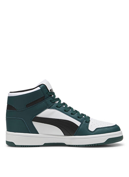 36957349 Puma Rebound LayUp SL Dark Beyaz Erkek Basketbol Ayakkabısı -1